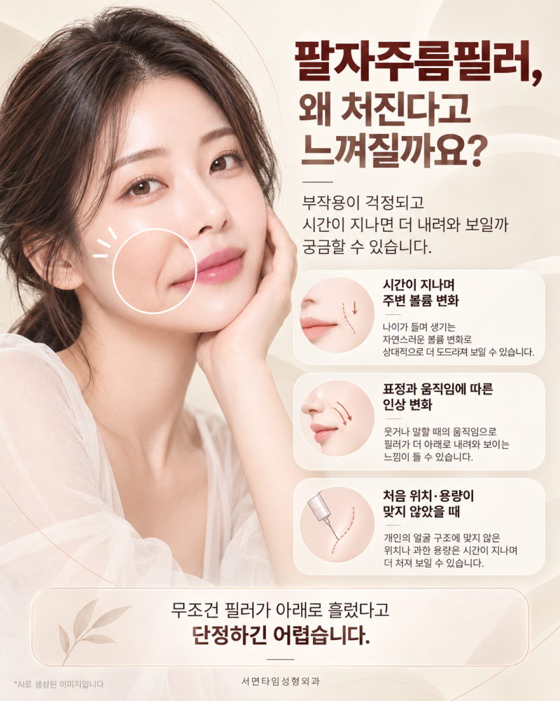부산서면팔자필러 부작용,시간이 지나면 필러가 처질까요? 사진 4