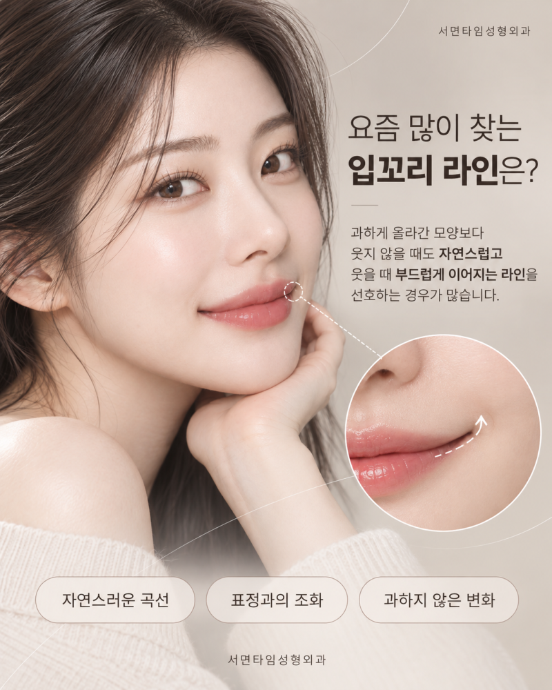 서면입꼬리성형,요즘 유행하는 입꼬리 모양은? 사진 6