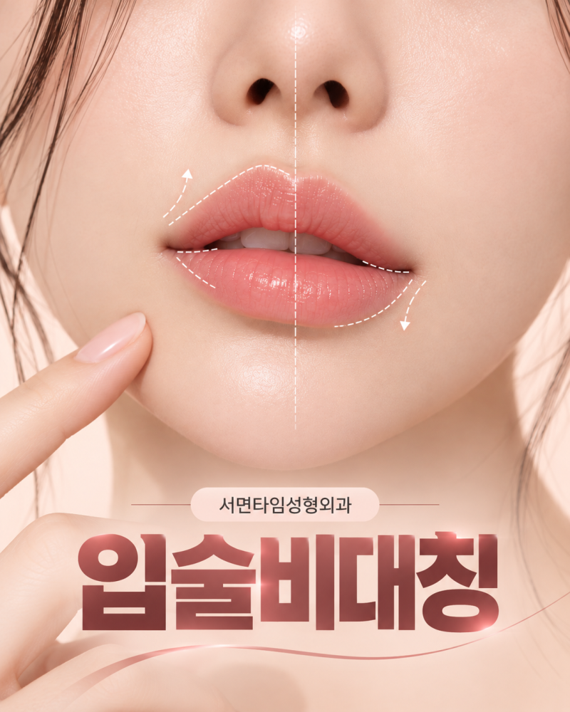 서면입술비대칭,부위마다 개선 방법도 달라집니다 사진 2