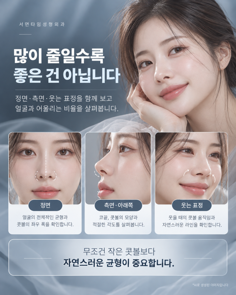 서면콧볼축소 후 웃을 때 어색해 질 수 있나요? 사진 3